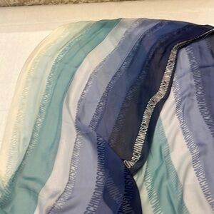 Moschino  100% silk ombré scarf